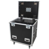TruckPax Utility ATA Flight Case Truck Storage Road Case with Dividers Tray and 4" in casters – 24"x30"x36" Ext