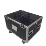5 Tier TruckPax Utility ATA Flight Case Truck Storage Road Case with Dividers and 4" in casters – 24"x30"x68" Ext