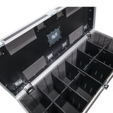TruckPax Utility ATA Flight Case Truck Storage Road Case with Dividers Tray and 4" in casters - 24"x60"x30" Ext