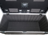 TruckPax Utility ATA Flight Case Truck Storage Road Case with Dividers Tray and 4" in casters – 24"x60"x36" Ext