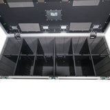 TruckPax Utility ATA Flight Case Truck Storage Road Case with Dividers Tray and 4" in casters – 24"x60"x36" Ext