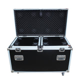 Package of 3 Utility ATA Flight Travel Storage Road Case – Includes 1-Large and 2-Half Size with 4" Casters
