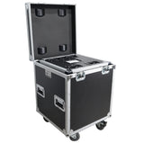 Package of 2 Utility ATA Flight Travel Storage Road Case – Includes 1-Large 1-Medium with 4" Casters