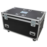TruckPax Utility ATA Flight Case Truck Storage Road Case with Dividers Tray and 4" in casters – 48"x30"x30" Ext