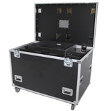 TruckPax Utility ATA Flight Case Truck Storage Road Case with Dividers Tray and 4" in casters – 48"x30"x36" Ext