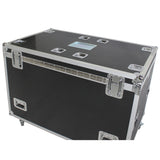 TruckPax Utility ATA Flight Case Truck Storage Road Case with Dividers Tray and 4" in casters – 48"x30"x36" Ext