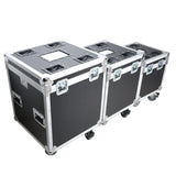 Package of 3 Utility ATA Flight Travel Storage Road Case – Includes 1-Large 1-Medium 1-Small Size with 4" Casters