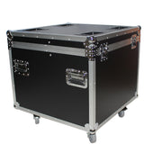 ATA Utility Flight Travel Heavy-Duty Storage Road Case with 4" in casters – 29.5"x29.5"x29" Exterior