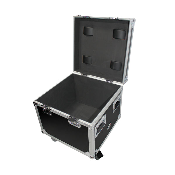ATA Utility Flight Travel Heavy-Duty Storage Road Case with 4" in casters – 20"x20"x17" Exterior