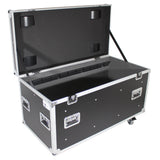 ATA Utility Flight Travel Heavy-Duty Storage Road Case with 4" in casters – 47.2"x23.6"x23.6" Exterior