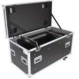 ATA Utility Flight Travel Heavy-Duty Storage Road Case with 4" in casters – 47.2"x23.6"x23.6" Exterior