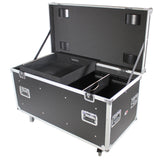 ATA Utility Flight Travel Heavy-Duty Storage Road Case with 4" in casters – 47.2"x23.6"x23.6" Exterior