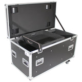 ATA Utility Flight Travel Heavy-Duty Storage Road Case with 4" in casters – 47.2"x23.6"x23.6" Exterior