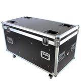 ATA Utility Flight Travel Heavy-Duty Storage Road Case with 4" in casters – 47.2"x23.6"x23.6" Exterior