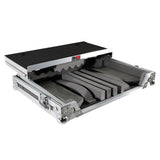 Universal Flight Style Road Case for Medium Sized DJ Controllers with Sliding Laptop Shelf