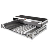 Universal Flight Style Road Case for Large Sized DJ Controllers with Sliding Laptop Shelf
