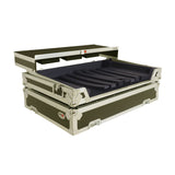 Universal Flight Style Road Case for Large Sized DJ Controllers with Sliding Laptop Shelf