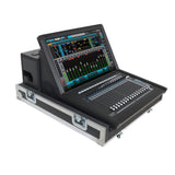 ATA Digital Audio Mixer Flight Case for Waves eMotion LV1 Classic Console with Doghouse compartment and 4x Caster wheels