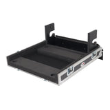 ATA Digital Audio Mixer Flight Case for Waves eMotion LV1 Classic Console with Doghouse compartment and 4x Caster wheels