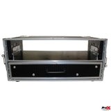 Flight Case ATA Style Rack Case 12 In. Deep 2U W-2U Drawer