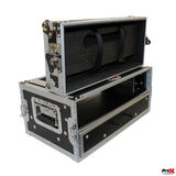 Flight Case ATA Style Rack Case 12 In. Deep 2U W-2U Drawer