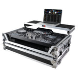 ATA Flight Case ATA Flight Case For Pioneer DDJ-REV5 XDJ-RX3 DJ Controller with Laptop Shelf 1U Rack Space and Wheels