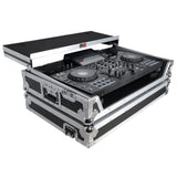 ATA Flight Case ATA Flight Case For Pioneer DDJ-REV5 XDJ-RX3 DJ Controller with Laptop Shelf 1U Rack Space and Wheels
