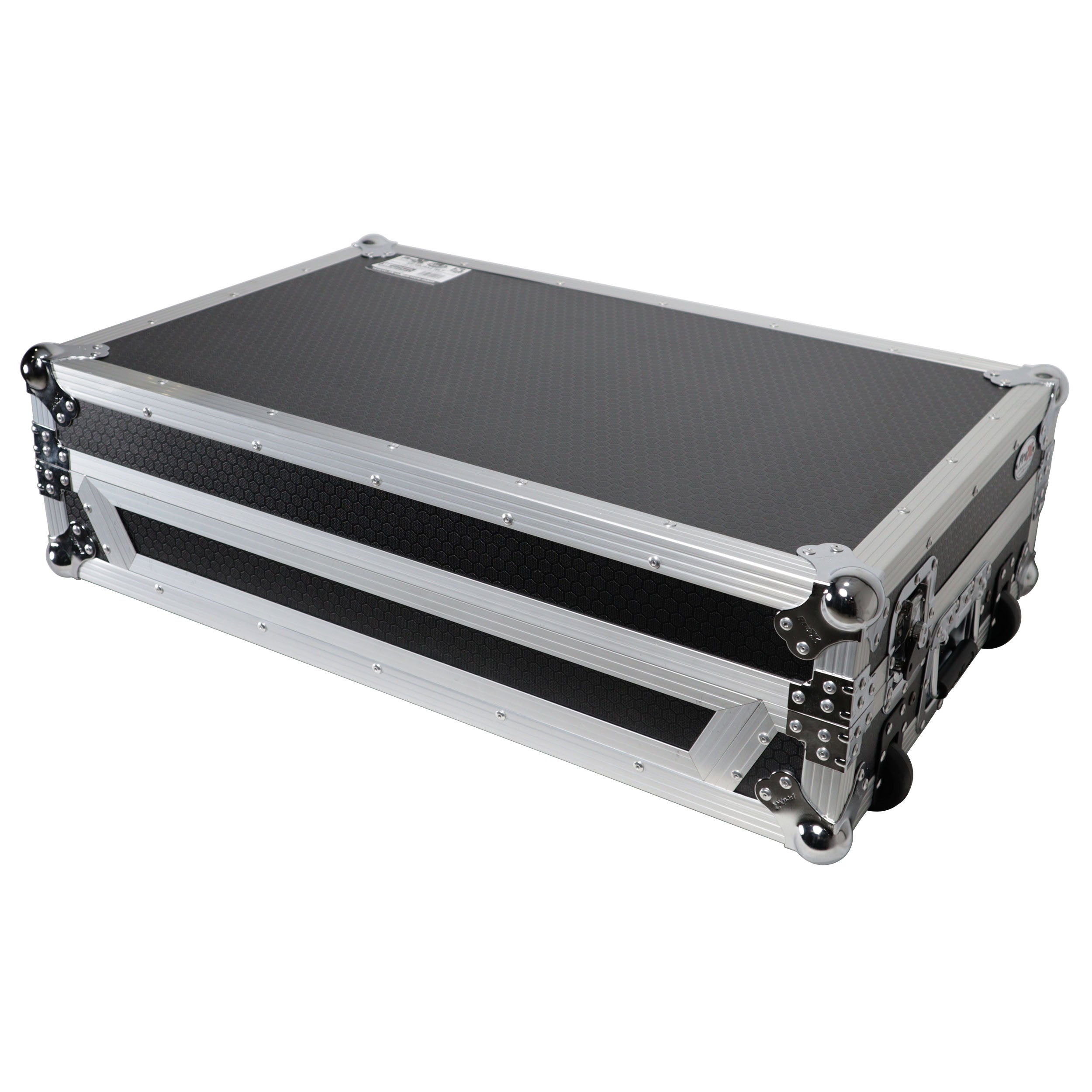 ATA Flight Case ATA Flight Case For Pioneer DDJ-REV5 XDJ-RX3 DJ Controller with Laptop Shelf 1U Rack Space and Wheels