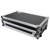 ATA Style Flight Case for Pioneer DDJ-REV7 DJ Controller with Laptop Shelf Wheels and 1U Rackspace