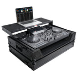 ATA Style DJ Controller Case for Pioneer DDJ-REV5 XDJ-RX3 RX2 Case with Laptop Shelf and Wheels | Black Finish