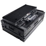 ATA Style DJ Controller Case for Pioneer DDJ-REV5 XDJ-RX3 RX2 Case with Laptop Shelf and Wheels | Black Finish