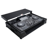 ATA Style DJ Controller Case for Pioneer DDJ-REV5 XDJ-RX3 RX2 Case with Laptop Shelf and Wheels | Black Finish