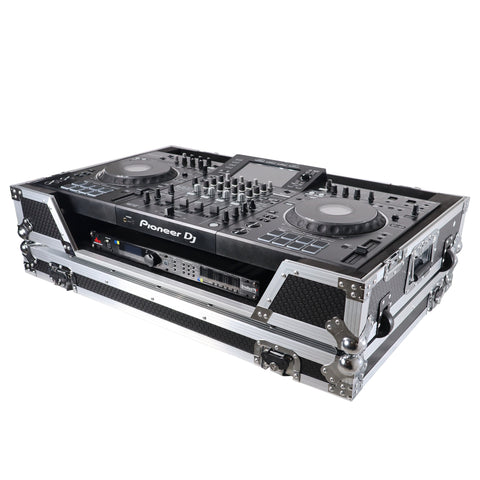 ATA Flight Case For Pioneer XDJ-XZ DJ Controller with 1U Rack Space and Wheels
