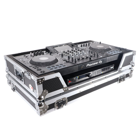 ATA Flight Case For Pioneer XDJ-XZ DJ Controller with 1U Rack Space and Wheels