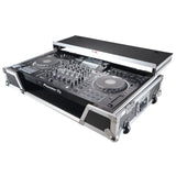 ATA Flight Case For Pioneer XDJ-XZ DJ Controller with Laptop Shelf 1U Rack Space and Wheels