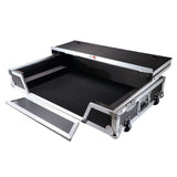 ATA Flight Case For Pioneer XDJ-XZ DJ Controller with Laptop Shelf 1U Rack Space and Wheels