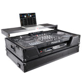 ATA Flight Case For Pioneer XDJ-XZ DJ Controller with Laptop Shelf 1U Rack Space and Wheels - Black