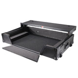 ATA Flight Case For Pioneer XDJ-XZ DJ Controller with Laptop Shelf 1U Rack Space and Wheels - Black