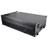 ATA Flight Case For Pioneer XDJ-XZ DJ Controller with Laptop Shelf 1U Rack Space and Wheels - Black