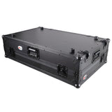 ATA Flight Case For Pioneer XDJ-XZ DJ Controller with Laptop Shelf 1U Rack Space and Wheels - Black