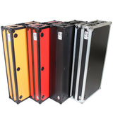 Z-Table Folding DJ Table Mobile Workstation Flight Case Style with Handles and Wheels