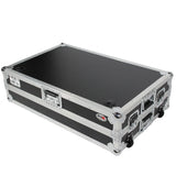 Z-Table Jr Folding DJ Table Mobile Workstation Flight Case Style with Handles and Wheels