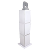 Lumo Stage Acrylic Pillar 6' Column Cube Section Display Pedestal and Base for LED DJ Stage Lighting Dance Floor