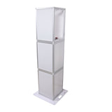 Lumo Stage Acrylic Pillar 6' Column Cube Section Display Pedestal and Base for LED DJ Stage Lighting Dance Floor