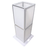 Lumo Stage Acrylic Pillar 6' Column Cube Section Display Pedestal and Base for LED DJ Stage Lighting Dance Floor