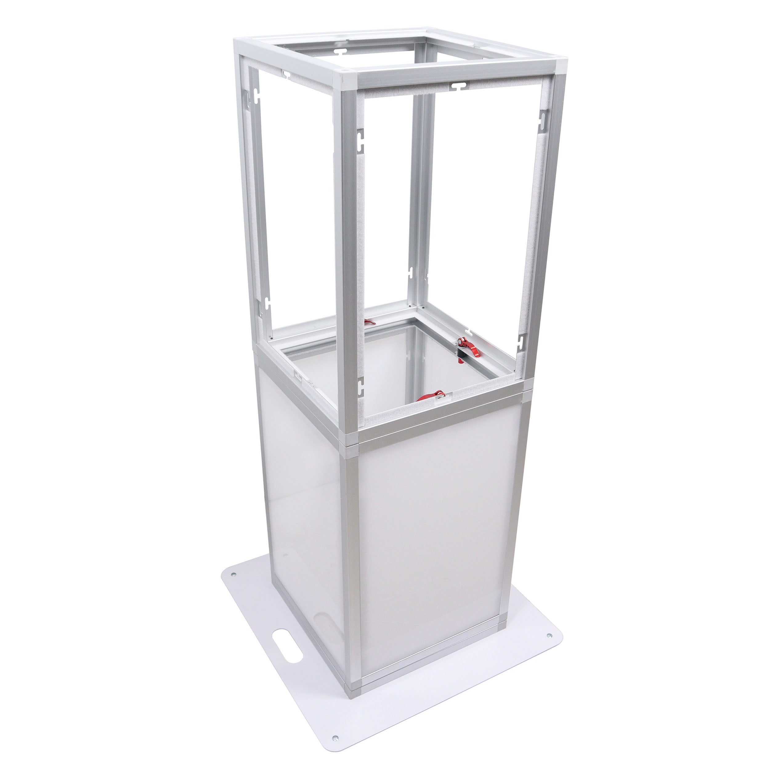 Lumo Stage Acrylic Pillar 6' Column Cube Section Display Pedestal and Base for LED DJ Stage Lighting Dance Floor