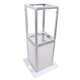 Lumo Stage Acrylic Pillar 6' Column Cube Section Display Pedestal and Base for LED DJ Stage Lighting Dance Floor