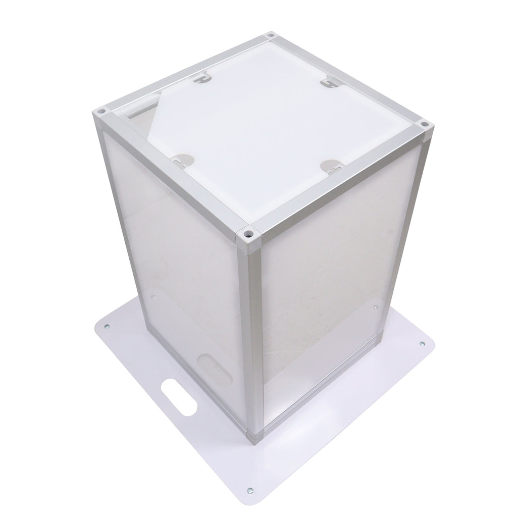 Lumo Stage Acrylic Pillar 6' Column Cube Section Display Pedestal and Base for LED DJ Stage Lighting Dance Floor