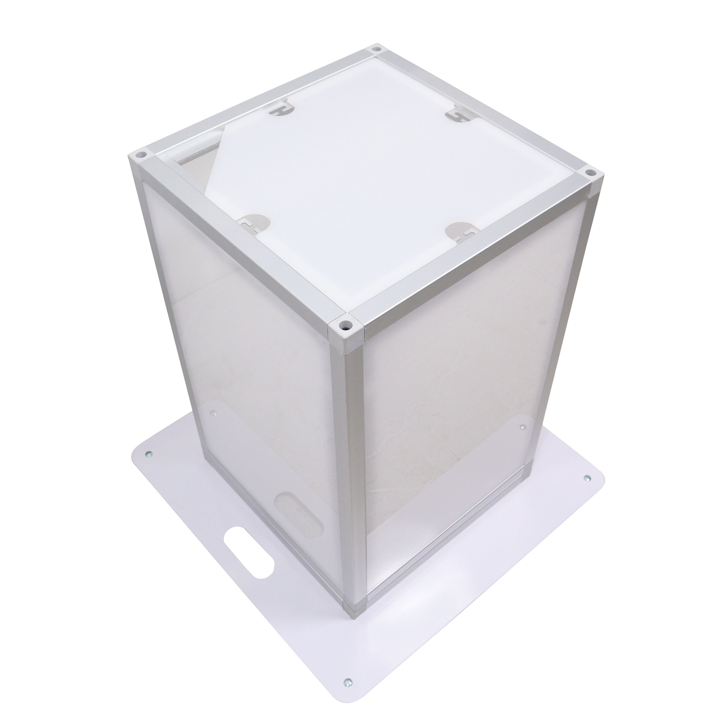 Lumo Stage Acrylic Pillar 6' Column Cube Section Display Pedestal and Base for LED DJ Stage Lighting Dance Floor