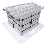 Lumo Stage Acrylic Pillar 6' Column Cube Section Display Pedestal and Base for LED DJ Stage Lighting Dance Floor